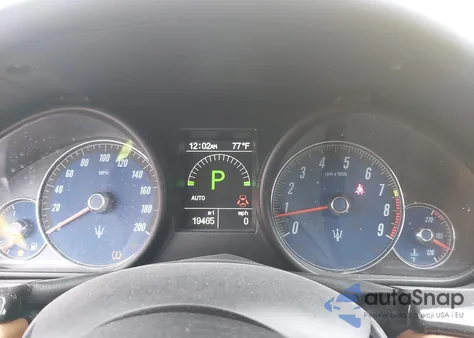 2015 Maserati Granturismo Mc/Mc Centennial/Sport from USA, damaged, VIN ZAM45VLA7F0136523